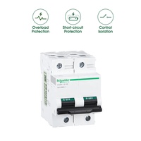 Disjoncteur Miniature Schneider de Haute Qualité, Série Acti9 IC65N 1A 2A 3A 4A 6A 10A 16A 20A 25A 32A 40A 50A 63A