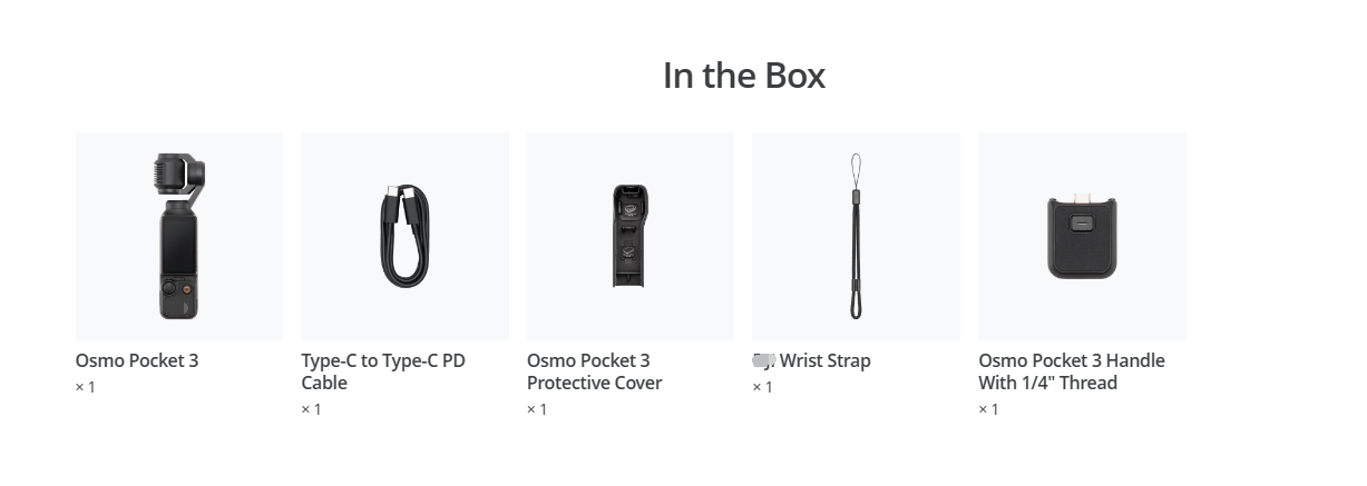 Osmo Pocket 3 version standard
