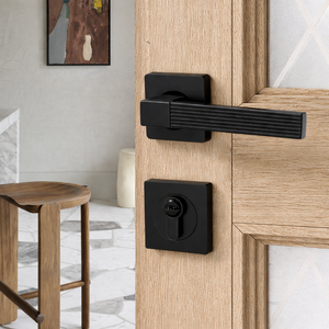 Aluminium Lever <strong>Internal</strong> <strong>Door</strong> <strong>Handles</strong> <strong>Lock</strong> on Plate Security <strong>Door</strong> Super Quality Cheap Price <strong>Internal</strong> <strong>Door</strong> Knob Hardware Sets - Product Image 6