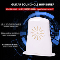 Humidificateur de trou de son de type sangle de guitare folk empêche la fissuration supérieure avec régulateur d'humidité élevée pour les soins des basses