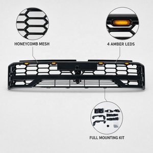 Ensemble de calandre avant ABS style GR Sport avec feux LED - Compatible Toyota Hilux Travo Rocco 2025-2026 - Product Image 3