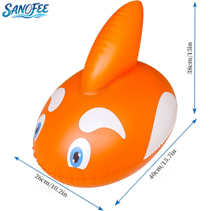 <span class=keywords><strong>Bouée</strong></span> <span class=keywords><strong>de</strong></span> <span class=keywords><strong>sécurité</strong></span> <span class=keywords><strong>en</strong></span> <span class=keywords><strong>eau</strong></span> <span class=keywords><strong>libre</strong></span>, design requin, flotteur d'entraînement à la natation haute visibilité avec ceinture réglable - Product Image 2