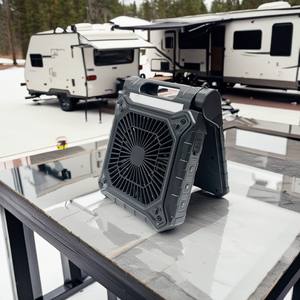 <span class=keywords><strong>Ventilador</strong></span> de uso doméstico con batería de litio recargable con panel solar - Product Image 1