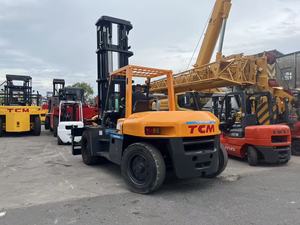 Montacargas Diésel TCM de 10 Toneladas, Mástil de Dos Etapas, Desplazador Lateral Hidráulico, Neumáticos Neumáticos, Operación Asentado, Uso en Interiores, Planta de Fabricación - Product Image 4