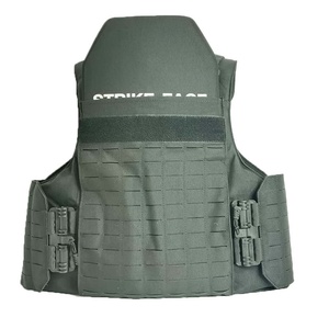 Gilet tactique robuste Sturdyarmor, équipement tactique de plein air, agent de sécurité, porte-plaque en Oxford 1000D noir, gilet tactique rapide - Product Image 6