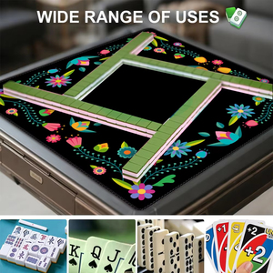 Q Y Mahjong Microfiber Natural Rubber Automatic Foldable Custom Logo Silent Table Pad Factory Source Manufacturer Waterproof - Product Image 6