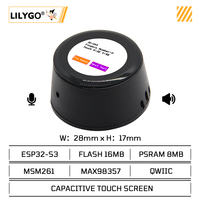 LILYGO T-Circle-S3 Compact ESP32-S3 IoT Development Kit Layar Sentuh LCD Bundar 0,75 inci + Fungsi Audio DIY Maker