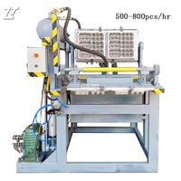 Machine à fabriquer des barquettes à œufs en pulpe recyclée de papier usagé de type moulé Zengtuo Machinery, petite et mini, pour les petites entreprises, idéale pour un usage domestique