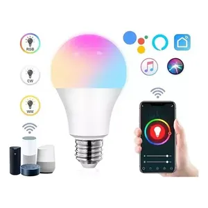 Dm Smart Wifi RGB Led faretto compatibile con Alexa e Google
