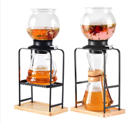 Design de mode 1000ml en verre de style Japonais thé pot d'eau pot tour