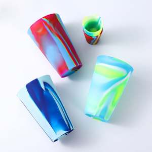 Verre à eau en silicone incassable de 450 ml, tasse à vin pour les voyages, verre à eau en silicone de qualité alimentaire, tasse à vin et à thé personnalisée - Product Image 4