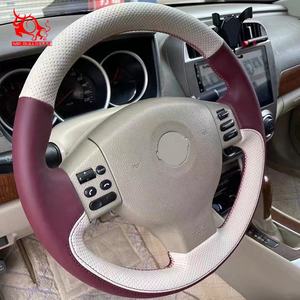 Accesorios de coche, cubierta de <span class=keywords><strong>volante</strong></span> de costura Interior, diseñador para <span class=keywords><strong>Nissan</strong></span> <span class=keywords><strong>Versa</strong></span> Hatchback Lafesta Tiida - Product Image 6