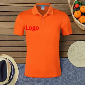 Мужская быстросохнущая рубашка-поло с круглым вырезом, повседневная спортивная футболка, 160 грамм, тканевая однотонная сублимационная конструкция, бесплатные варианты дизайна