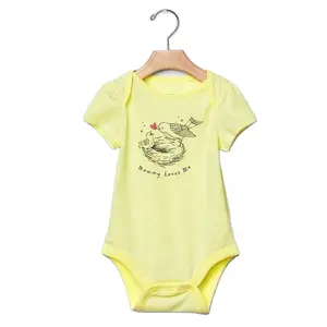 Kız bebek çizgili bodysuit motifli yenidoğan pijama Toddler bebek erkek kız moda tulum bebek bebek fermuar
