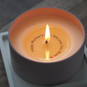 Velas LANJO 2025 con Diseño Único y Mensaje Secreto Oculto, Hechas a Mano, Etiqueta Privada Personalizada, Regalo Personalizado con Flores para el Día del Padre - Product Image 1