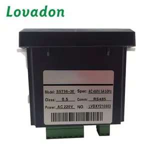 Medidor de potencia eléctrico con pantalla Lcd de 220V, medidor de corriente trifásico, frecuencia de voltaje, energía Led, medidor de electricidad