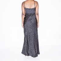 Robe midi en dentelle douce pour femmes, tissée naturellement, à pois, vintage, décontractée et chic pour l'été