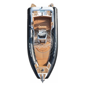 Luxe sportjacht 680 Orca Tube 22ft polyester romp opblaasbare RIB boot met groot dek - Product Image 6