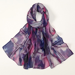 YW343 #   Hiyab Largo de Chifón con Estampado Colorido, Bonito y Popular, en Oferta, para Mujeres Musulmanas, Abaya Islámica - Product Image 5