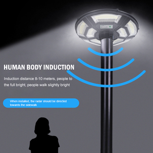 ไฟ ABS LED พลังงานแสงอาทิตย์สำหรับสวน500W 2000W 5000W ระบบเหนี่ยวนำควบคุมระยะไกลกันน้ำ Ip65กลางแจ้ง - Product Image 5