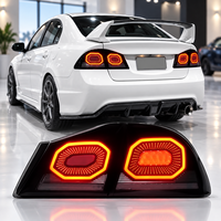 Feux arrière YU GUANG pour Honda Civic 8e génération FD2 2006-2012, style ciel étoilé LED dynamique, feux arrière Honda Civic FD2