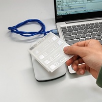 Lector/Escritor RFID UHF 860-960MHz E-Bit Windows 10, Protocolo ABS ISO 18000-6C, Etiqueta de Inventario Antirrobo para Tiendas Minoristas