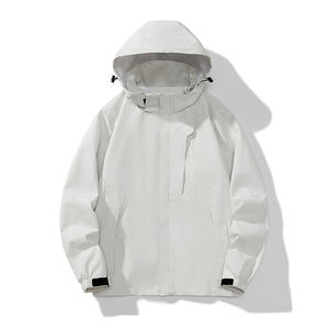 Blousons de moto d'extérieur pour hommes et femmes, automne-hiver, épais, coupe-vent, imperméables, anti-UV, en toile, avec fermeture éclair, longs, avec capuche - Product Image 2