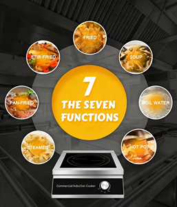 Cocina de Inducción Plana Comercial de 3500w de Nuevo Diseño, Estufa para Restaurante, Cocina de Inducción Comercial - Product Image 6