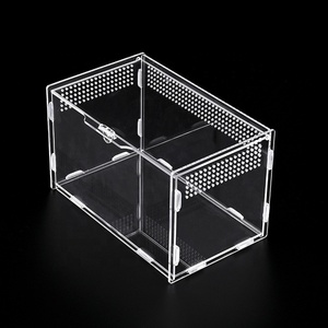 스파이더 아크릴 디스플레이 케이스 파충류 사육장 상자 타란튤라 아크릴 스파이더 사육장 - Product Image 4