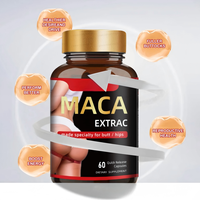 Capsules de poudre de maca racine noire pour l'élargissement des hanches et des fesses OEM Ultimate Nature ingrédient BBL vente en gros