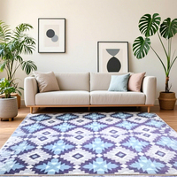 Tapis d'intérieur vintage personnalisé de 10 pieds, tapis d'entrée à poils coupés en cercle, antidérapant, pour chambre à coucher, ferme, voyage en voiture, prière, pique-nique