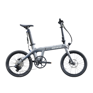 Vélo pliant en fibre de carbone de 20 pouces avec moteur arrière Shimano 10 vitesses, freins hydrauliques, léger, E - Product Image 4