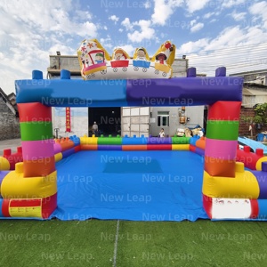 Yuedong 7m enfants aire <span class=keywords><strong>de</strong></span> <span class=keywords><strong>jeux</strong></span> gonflable autos tamponneuses mur <span class=keywords><strong>de</strong></span> clôture <span class=keywords><strong>de</strong></span> terrain pour aller Kart arc enfants jouer parc château - Product Image 4