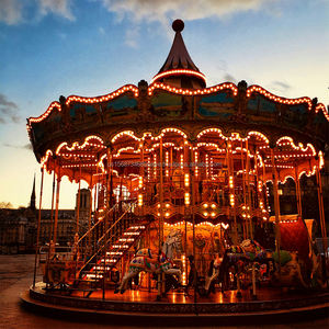 Commercial 36 Seats Double-deck Carousel - High Strength LED Music <b>Indoor</b> Outdoor <b>Amusement</b> <b>Equipment</b> - Product Image 4