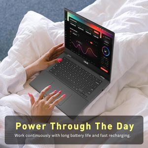    Portátil Chromebook Plus de 14 Pulgadas con Pantalla Táctil FHD, Intel Core I3, 8 GB de RAM, SSD de 256 GB, 2 TB de Almacenamiento en la Nube, para Estudiantes y Educación - Product Image 4