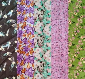 Hot Bán Chất Lượng Cao Bán Buôn 100% Rayon Căng Thân Thiện Với Môi Hoa In Vải Cho Bộ Đồ Giường & Ăn Mặc Sử Dụng - Product Image 5