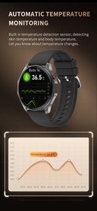 Montre connectée <span class=keywords><strong>U11</strong></span> Fashion, écran AMOLED HD de 1,43 pouce, étanche IP68, lampe de poche, suivi de la santé, montre connectée sportive Bluetooth pour hommes et femmes - Product Image 6