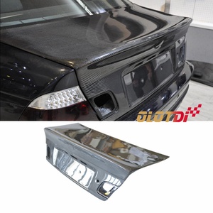 C Style Carbon Fiber Rear Trunk Boot Carbon Black High <b>Polished</b> 3X3 Twill Weave Tuning Body <b>Kits</b> for E46 1998-2004 2D 2-Door - Product Image 2