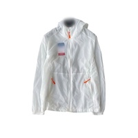 Veste à capuche pour homme, ultra-légère, perforée au laser, protection solaire, respirante, élastique, coupe-vent décontracté
