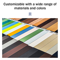 Ventanas Corredizas Verticales Modernas Personalizadas con Marco de Aluminio y Diseño de Rejillas, Persianas Disponibles al por Mayor