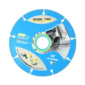 Disco de Corte Segmentado de Larga Duración PROFI, Disco de Sierra Circular de Diamante con Soldadura al Vacío para Corte de Metal - Product Image 1