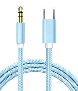 Câble audio tressé USB-C vers 3,5 mm en gros, connecteur plaqué or, cordon <span class=keywords><strong>auxiliaire</strong></span> Hi-Fi pour <span class=keywords><strong>voiture</strong></span>, casque et téléphone portable - Product Image 3