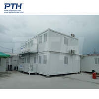 Apartamento Contenedor de Dos Pisos PTH, Casas Modulares de Alto Estándar con Instalación Rápida y Diseño Moderno en Venta