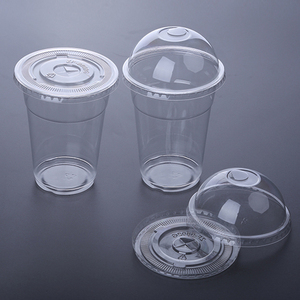 12oz Cup Plastic Plasticcup Customized Logo Printed Clear 12oz PET Cup Disposable Plastic Cup For Juice