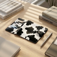 Couverture de carnet/journal/agenda en cuir imprimé vache Hongbo, best-seller, pour agendas à disques, comme cadeaux de luxe