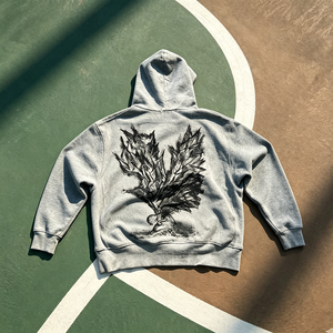 Men's <strong>Vintage</strong> Hoodie 1997 Splatter Print Cropped Oversized Gray Casual Streetwear Sweatshirt Tracksuits <strong>Clothes</strong> Men - Product Image 6