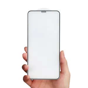 OEM Factory Bubble Free Case Freundliche Voll abdeckung 9H 3D gebogene Displays chutz folie aus gehärtetem Glas für iPhone X Xs 7 8 11 12 Pro max