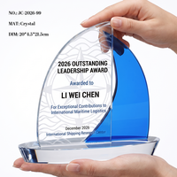 Trophée Bateau à Voile en Cristal K9 Nouveauté Grande Surface de Gravure Récompense Commémorative Champion Sportif Vente Chaude