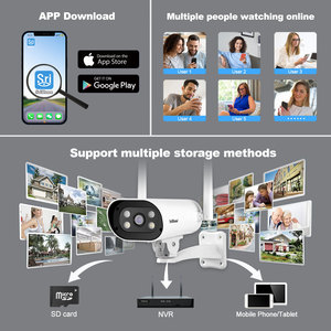 Cámara de Seguridad <span class=keywords><strong>SriHome</strong></span> SH037 HD de 5MP Tipo Bala, Compatible con Visión Nocturna a Todo Color y Wi-Fi de Doble Banda - Product Image 5
