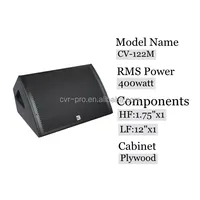 Moniteur de scène à deux voies CVR à gamme complète, Module d'ampli de puissance très efficace, système de haut-parleurs